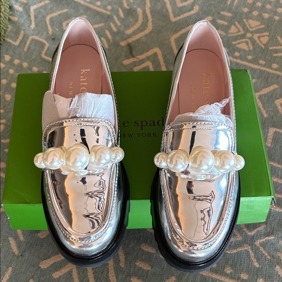 NWB Kate Spade ♠️ Posh Pearl Loafers - Picture 5 of 13